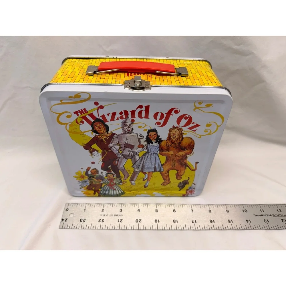 The Wizard of Oz Metal Lunch Box Aquarius Yellow Brick Road Tin Collectors